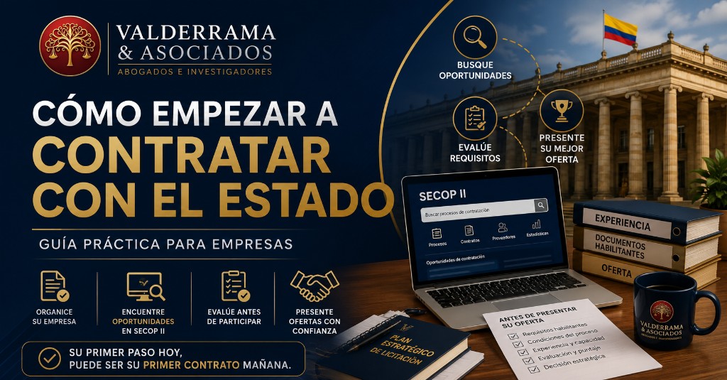Guía para empresas sobre cómo contratar con el Estado en Colombia